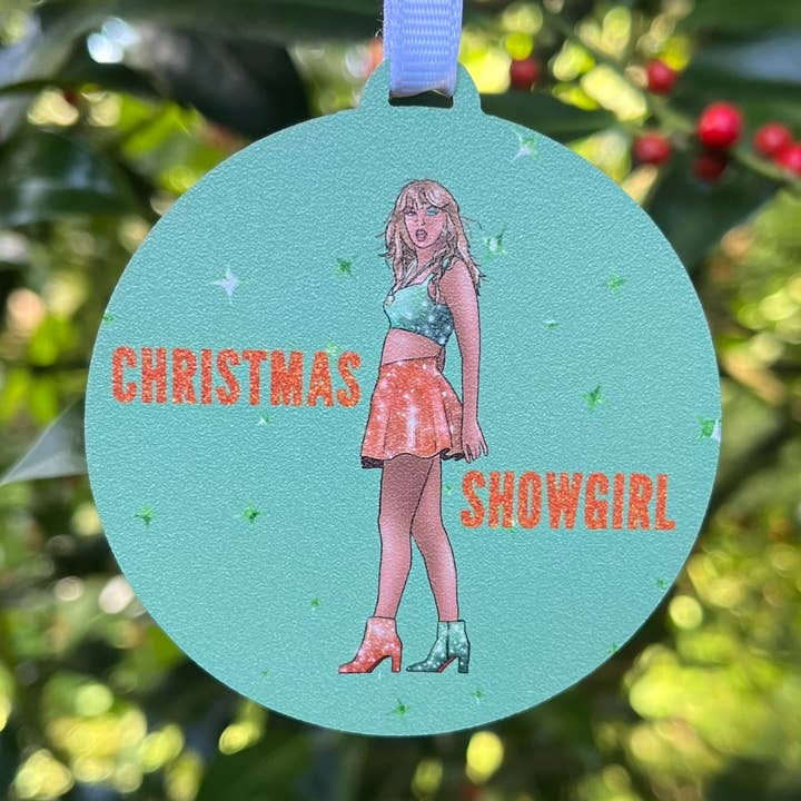 Christmas Showgirl Taylor Swift Inspired Christmas Decoratio for wholesale by Alphabet Bespoke Creations