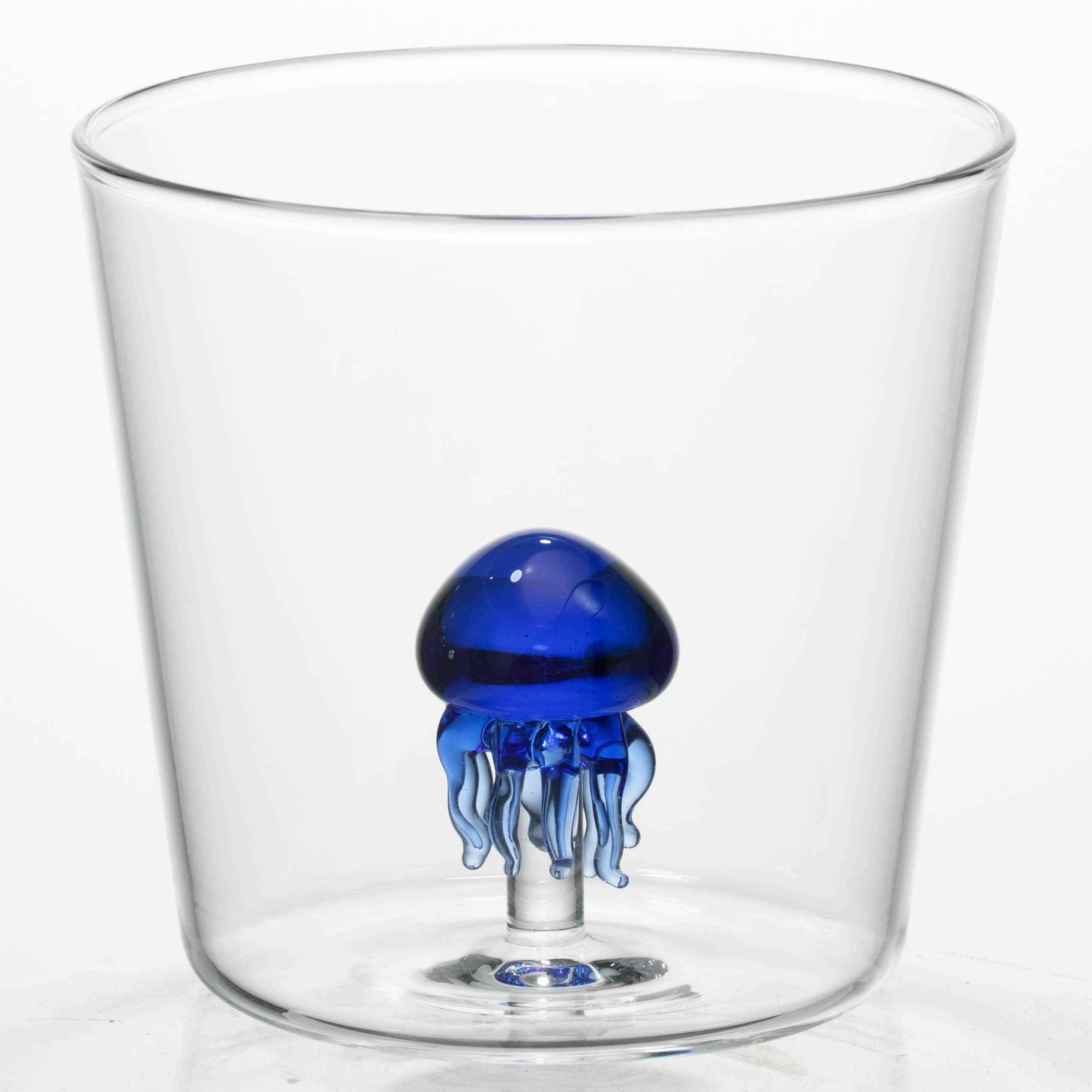 I-Total, I-Drink - Wholesale Drinking Glass/Cup - In-Glass Cup Jellyfish1