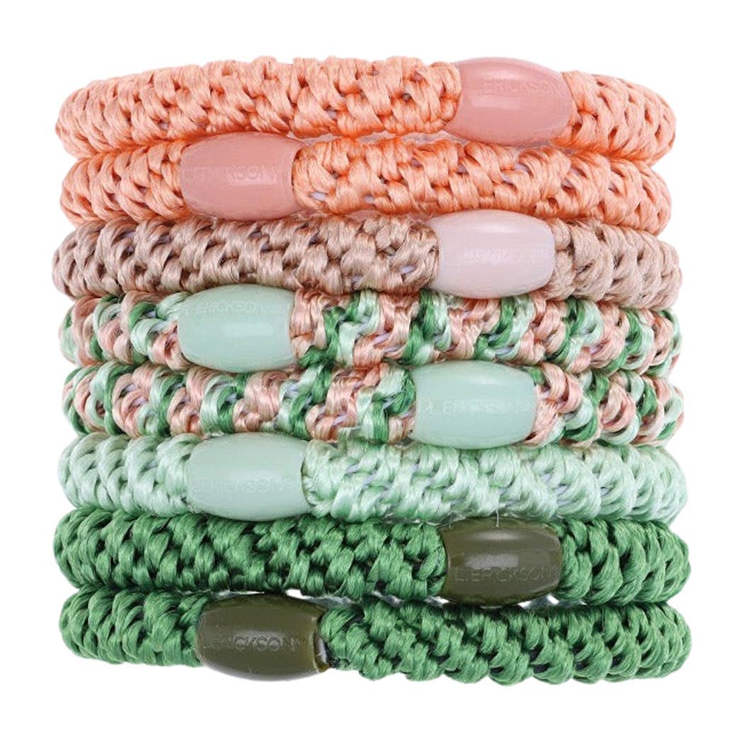 France Luxe/L. Erickson – Engroshandel Hårbånd - Dame – Grab & Go Hestehalebindere - Sæt med otte67