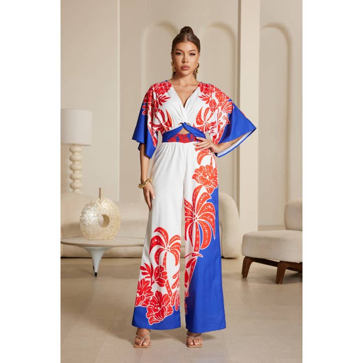 Trykt Jumpsuit for engroshandel hos Chicways