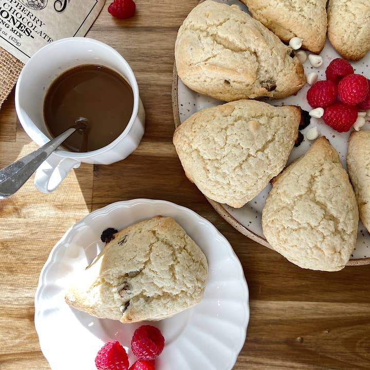 Dr. Pete's Foods - Wholesale Biscuit Mix - Raspberry White Chocolate Scone Mix