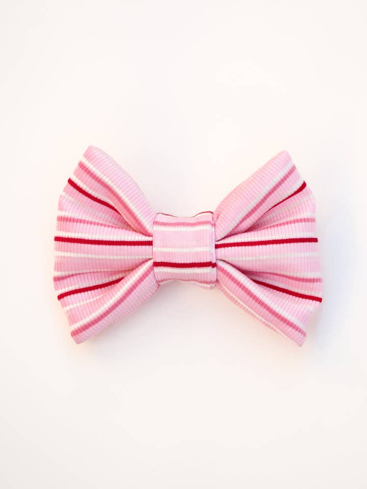 BOWTIE | SWEETHEART STRIPE for wholesale by The Deluxe Pup
