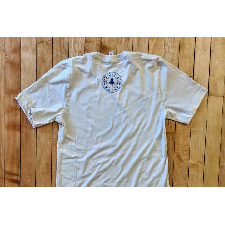 Original Maine - Wholesale Screen Printed T-Shirt - Unisex - Original Maine Star and Pine T-Shirt1