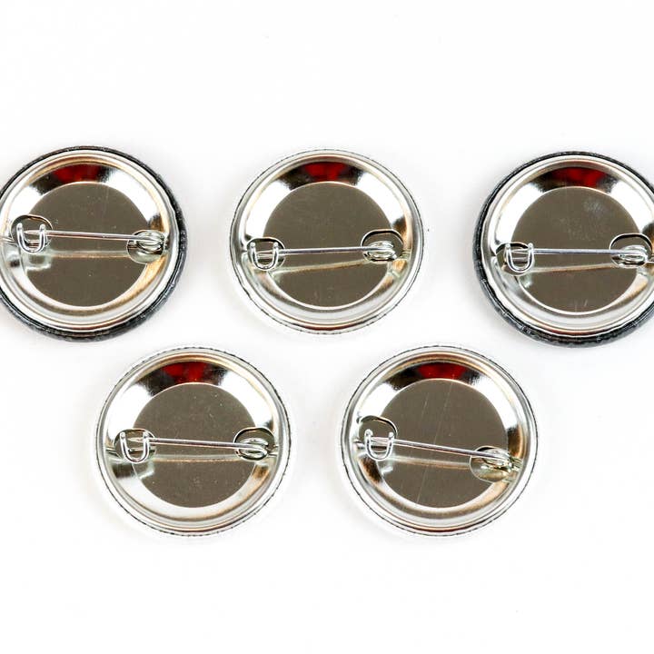 Ifs, Ands, Or Buttons - Wholesale Lapel Pin/Button - Pronoun Buttons: Bulk Mix of Black and White Pronoun Buttons