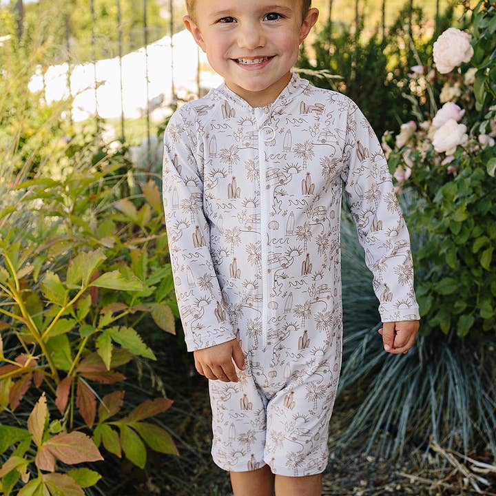 Current Tyed Clothing - Wholesale Rashguard - Kinderen - De "Jett" zonbeschermende outfit1