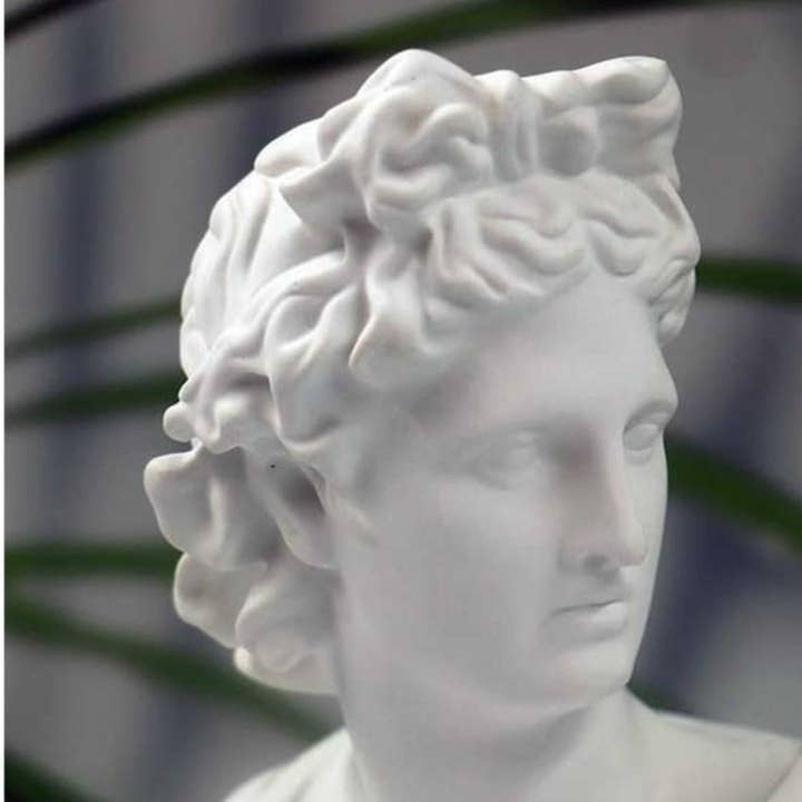 Magnifique Hearts - Wholesale Decorative Figurine - Apollo Miniature Greek Bust 1/12 Size Home Office Decor Gift3