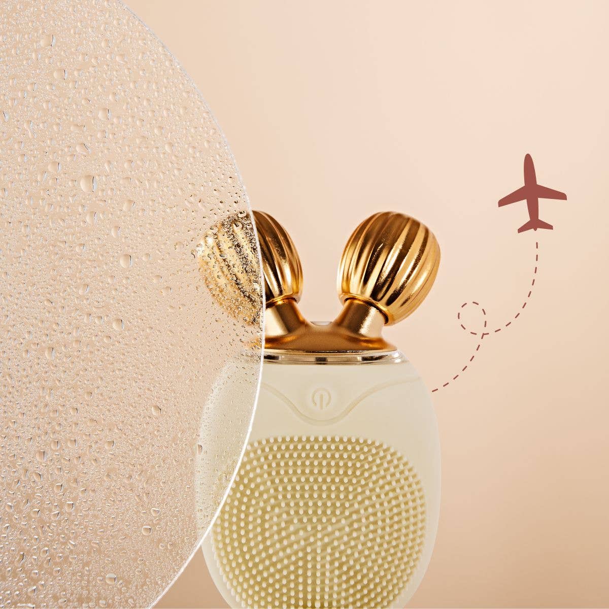 LUCE Beauty – Großhandel Elektronische Hautpflegegeräte – Reinigende Gesichtsbürste, Massagegerät und Rolle — reisetauglich2