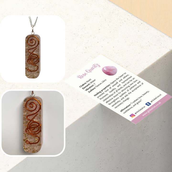 VIE - Wholesale Individuele bedel/hanger - Orgonite Reiki hanger, 3,5 cm17