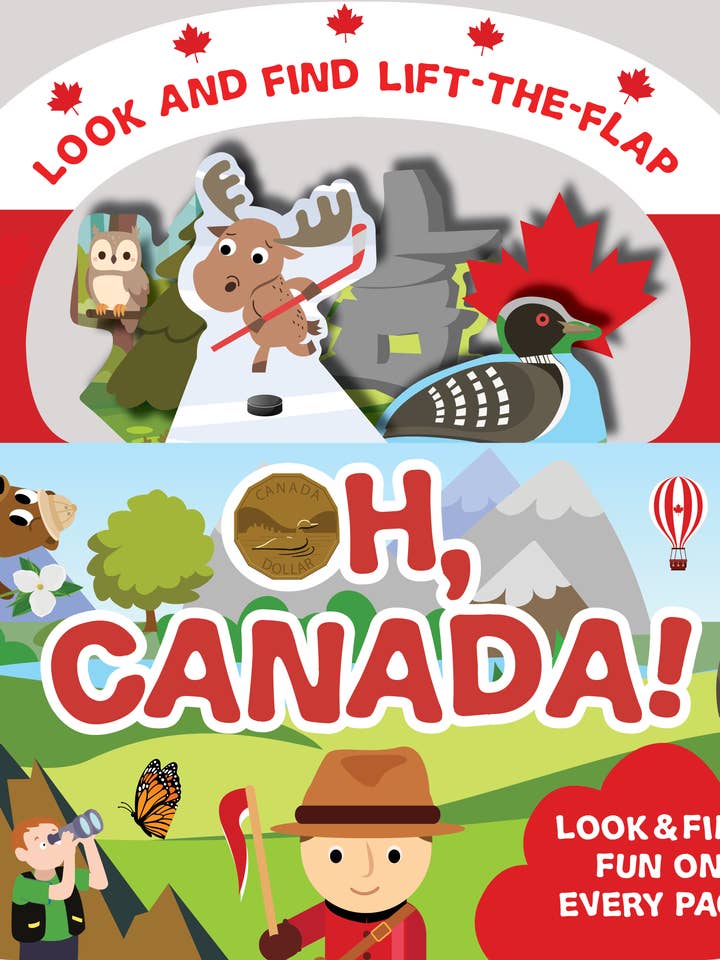 Oh, Canada! Look and Find Lift-the-Flap for wholesale by Taffy Tales Inc.