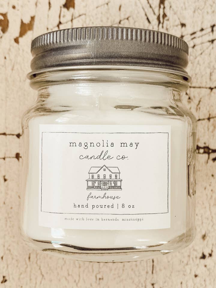 Ferme 8 oz pour la vente par Magnolia May Candle Co