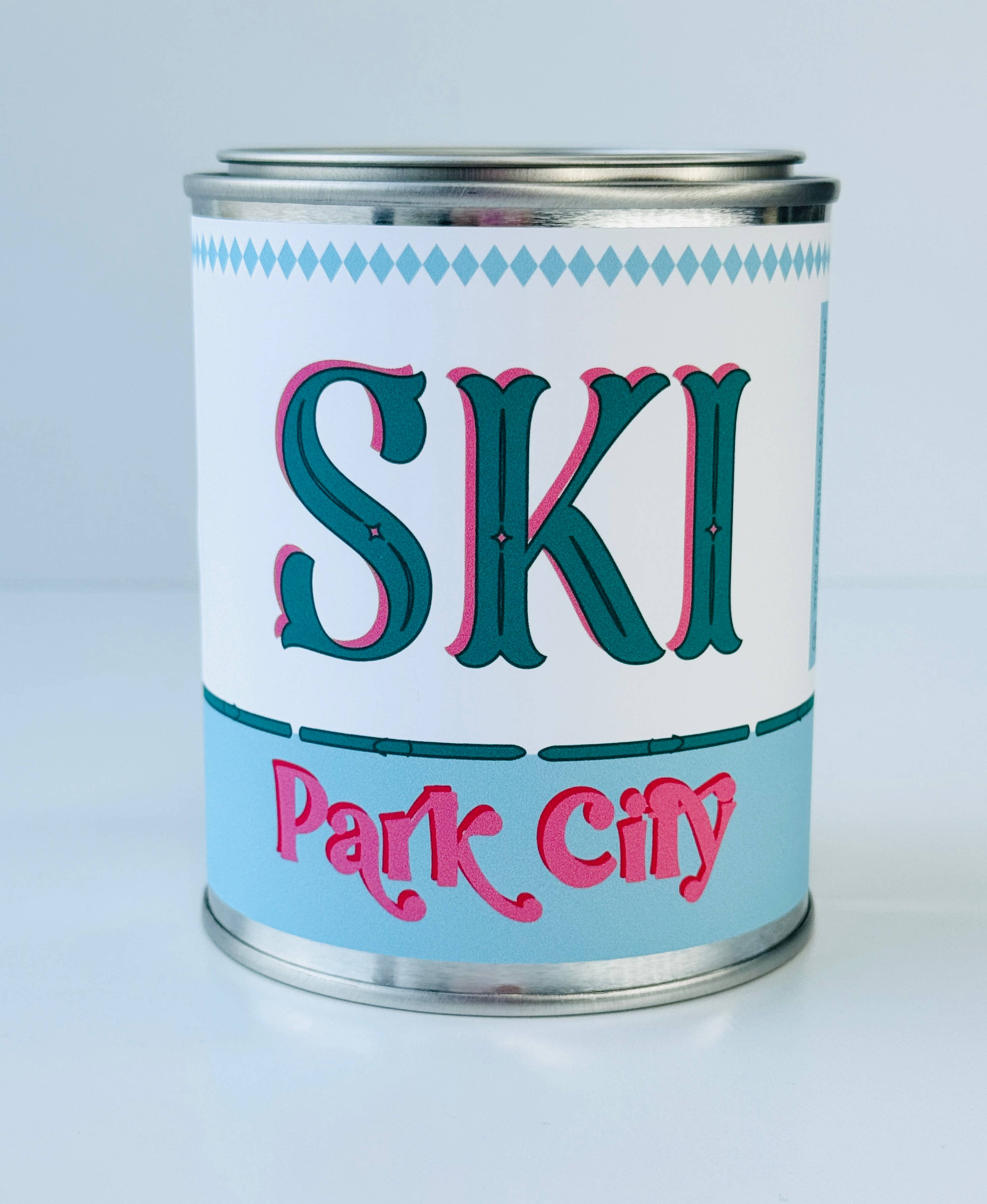 Rambling Caravan - Wholesale Travel Candles - Custom Ski Candle - Paint Tin Candle4