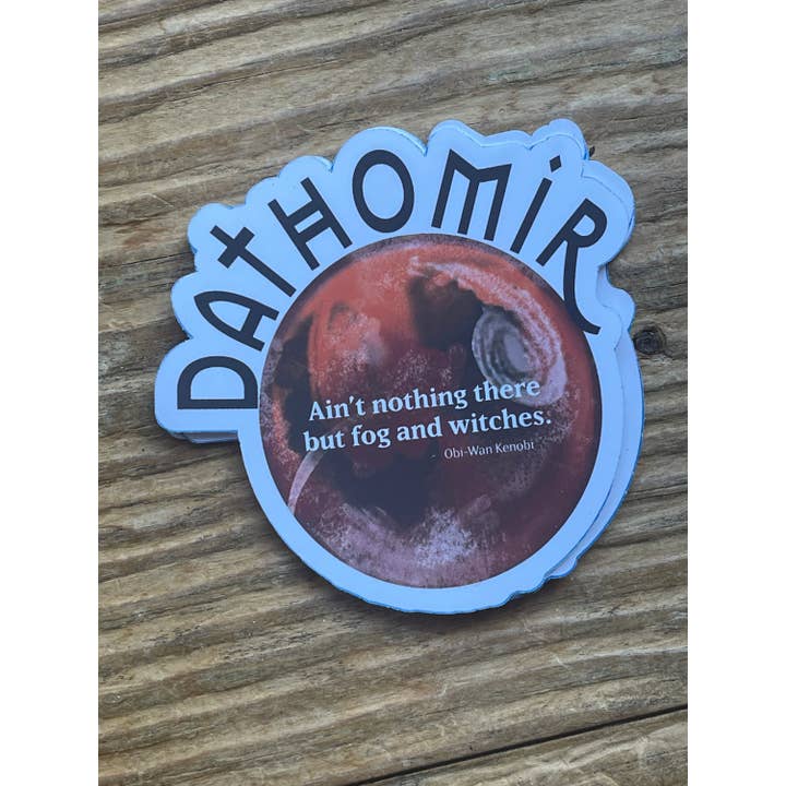Saturnalia Design Lab – Großhandel Aufkleber – Dathomir Sticker | Nichts da außer Nebel und Hexen