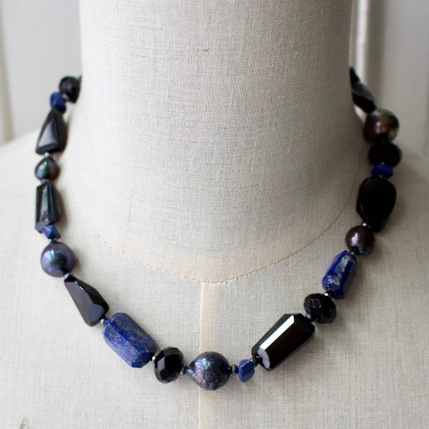 a.v. max - Wholesale Kralen/parelketting - Gefacetteerde Echte Klomp Ketting|9 kleuren8