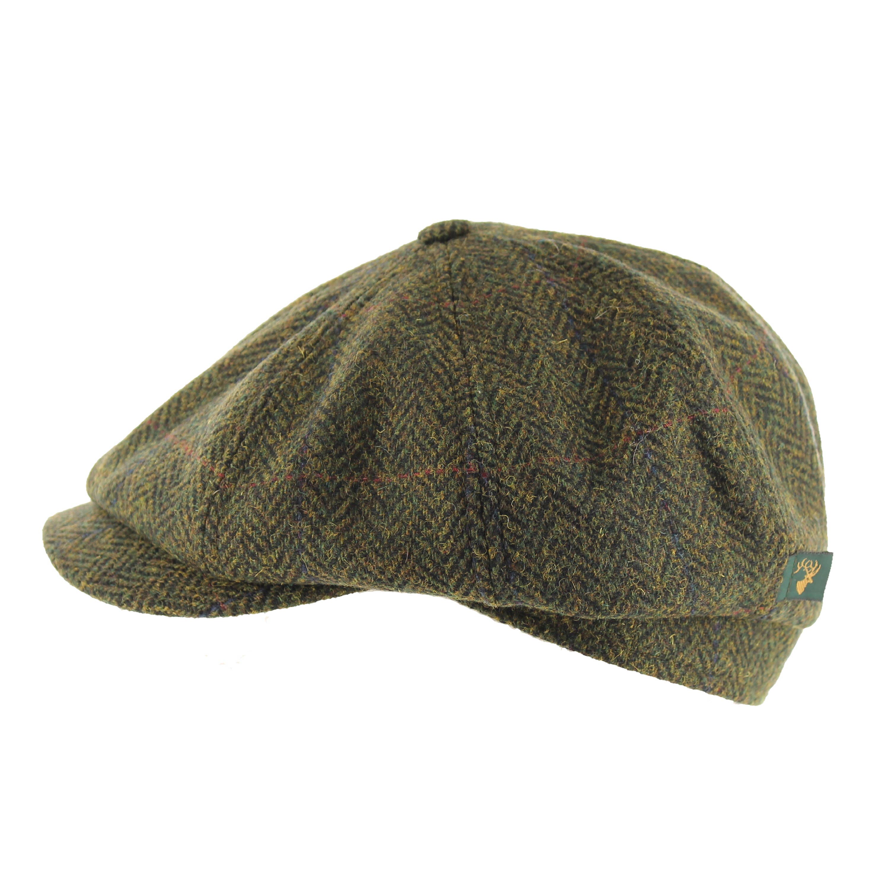 Mucros Weavers - Wholesale Newsboy/Schoolboy Hat - Men's - Men's 100% Tweed Driving Cap 271