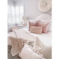 Thomas and Lee Company - Wholesale Throw Blanket - Luxe Leopard Throw Blanket - Camel Leopard5