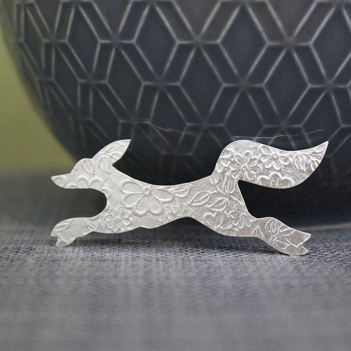 Small Fox Brooch for wholesale by Joanne Tinley Jewellery