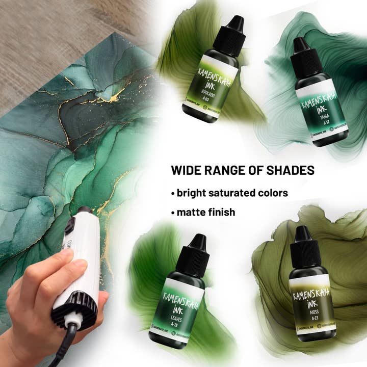 KAMENSKAYA - Wholesale Craft Supplies - Alcohol Ink A-23 'Moss'3