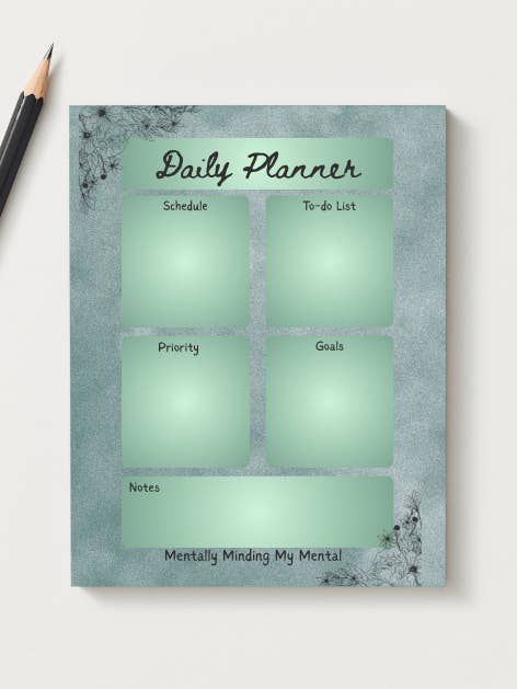 4x6 Daily Planner Notepad for wholesale by MadeByHBK