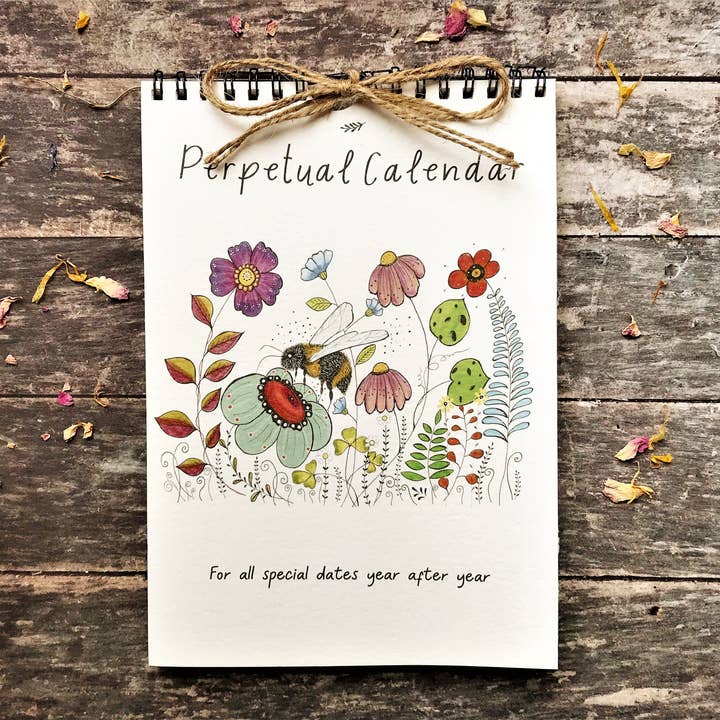 Handmade Perpetual Calendar/Birthday Calendar for wholesale by Erika's Whimsical Art