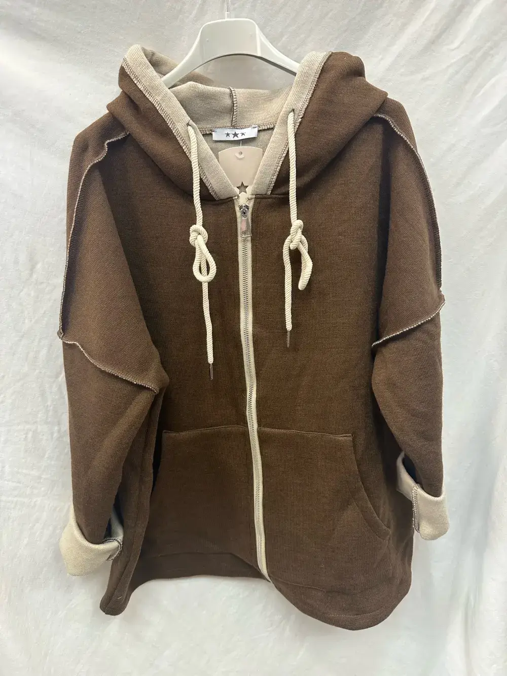 Mimi & Gogo - Wholesale Hoodie - Dames - Ritsvest Met Capuchon @7463_GiZipEpais10