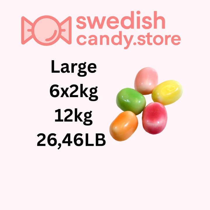 Swedish Candy.Store - Swedish Candy - Wholesale Gummy - Swedish Candy Sour Chestnuts 2kg/4.41lb2