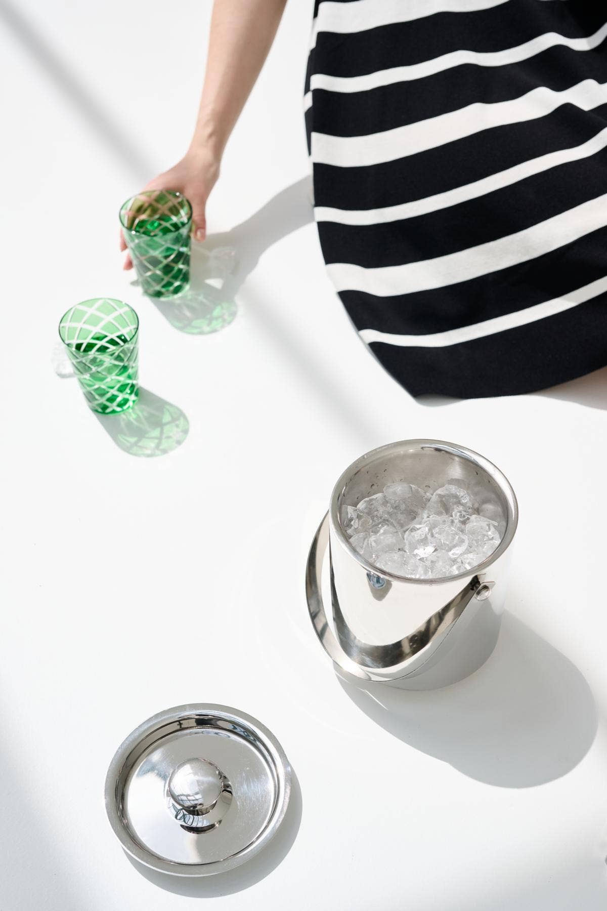 EDZARD – Engroshandel Isspand – Seatlle isspand (højde 16 cm) med låg og indsats, rustfrit stål4