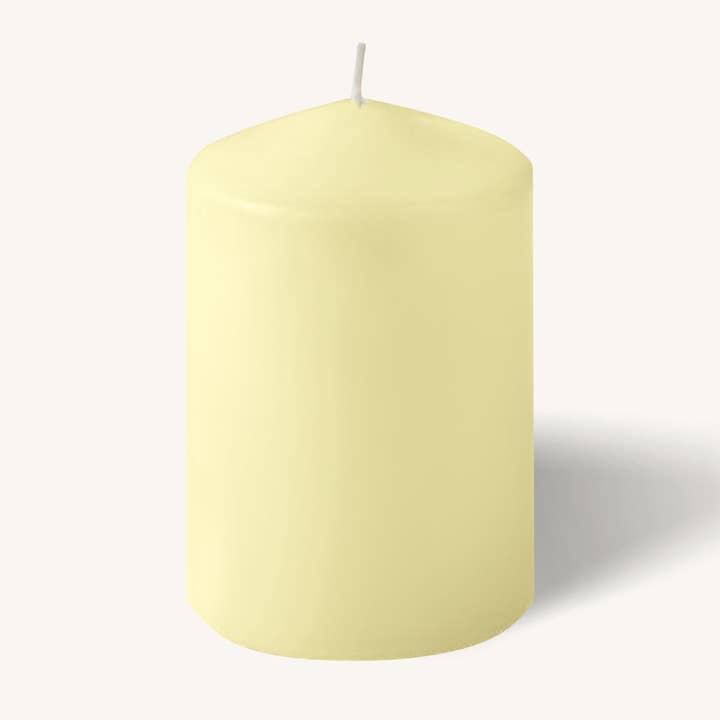 Ivory Pillar Candles - 2" x 3" - 4 Pack for wholesale by Hyoola Candles
