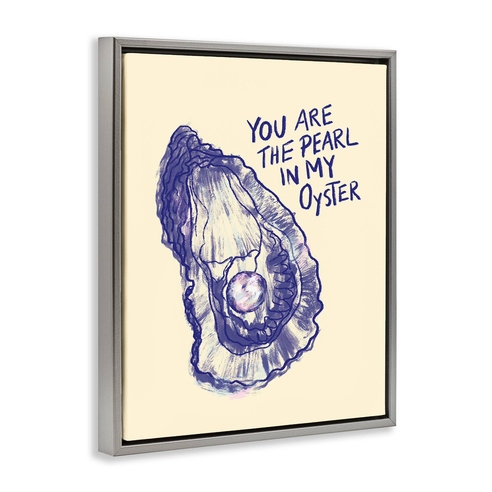Stupell Industries - Venta al por mayor Cartel de pared - Arte de Pared enmarcado - Perla en mi Ostra16
