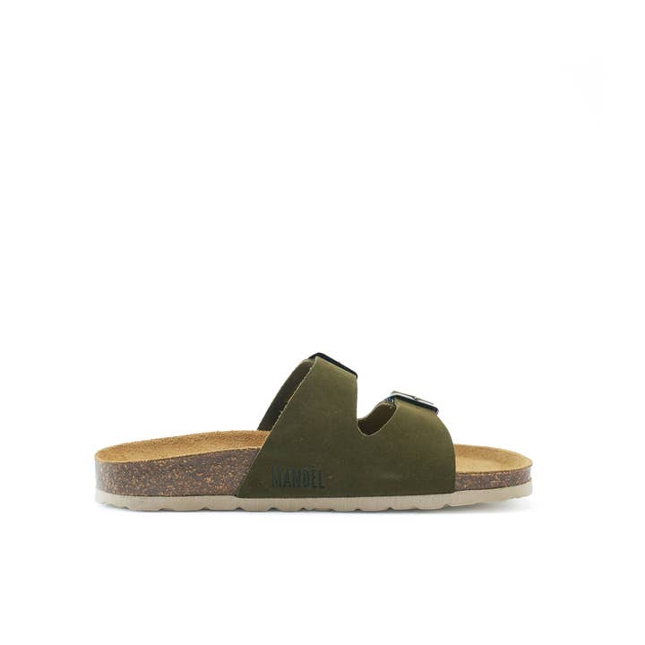 Mandél – wholesale Sandaler - Dam – Ciabatta tvåfacks GEMA grön - Art.MD6305