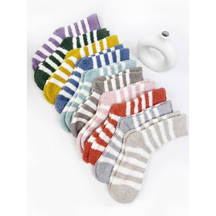 Cozy Stripe Pattern Socks for wholesale by Love and Repeat