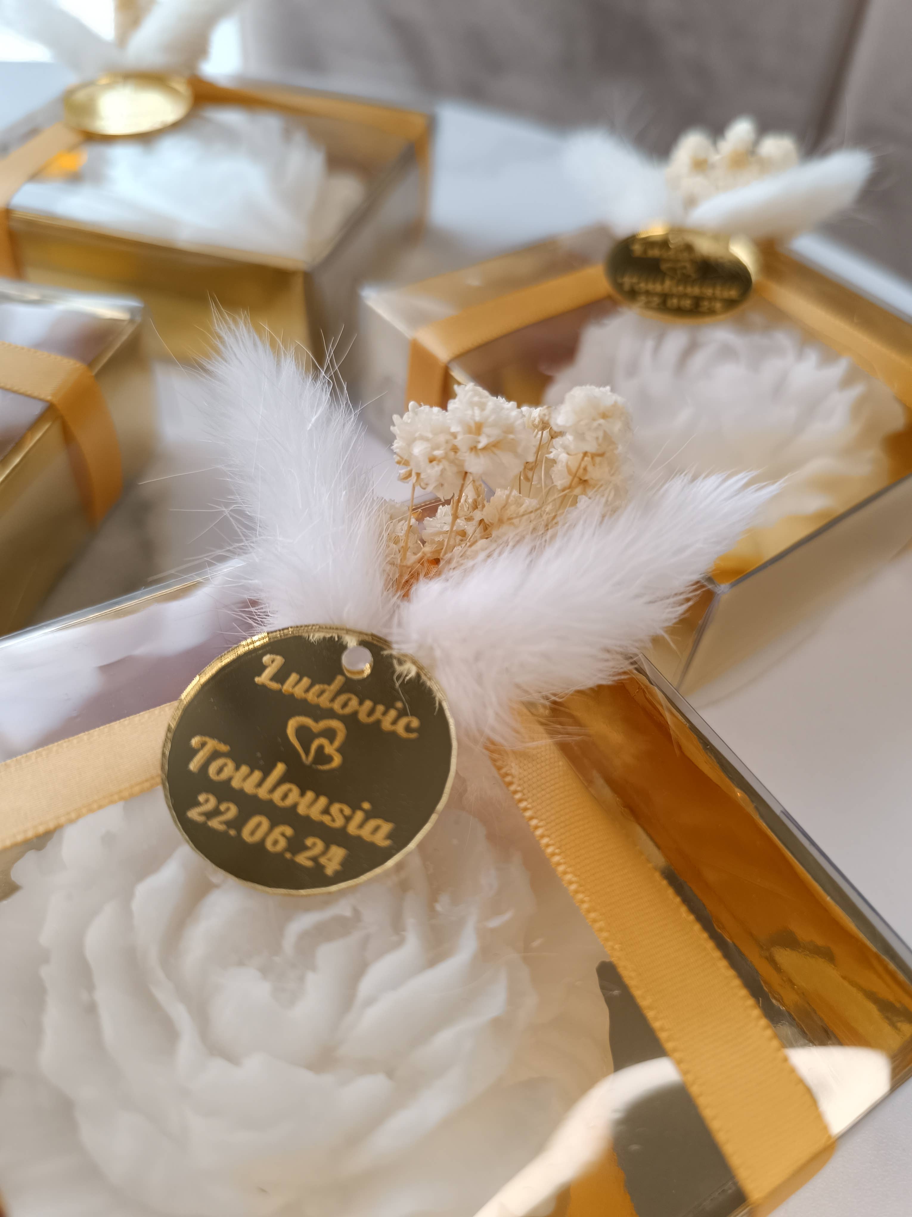 Prechi creations – wholesale Novelty candle – Bougie Personnalisée pour Mariage - Cadeau de Mariage Unique3