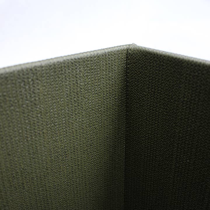 Signature Home Collection GmbH - Wholesale Trashcan/Trash Bin - Wastebasket square pattern green trash can faux leather 4