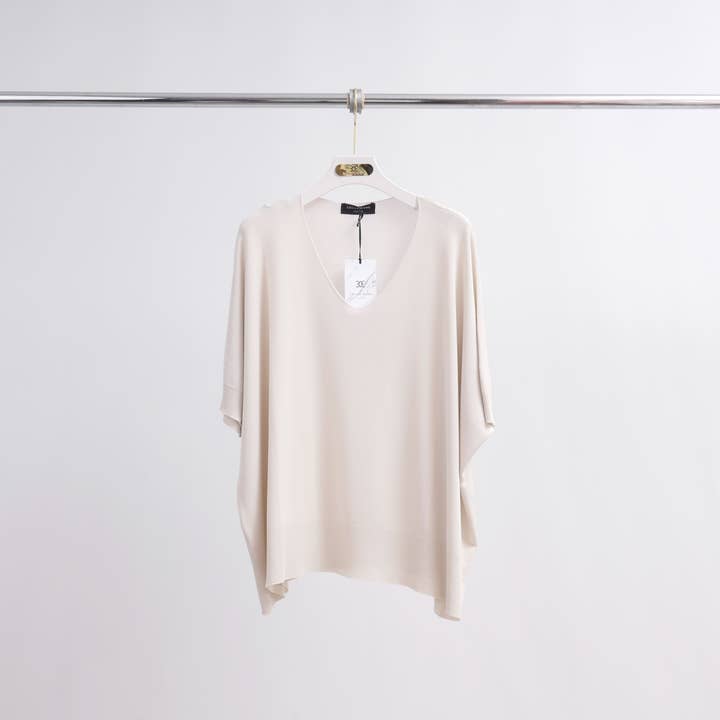 Cecile Wang - Wholesale Blouse – Women’s - YF581501 fluid short sleeve knit5