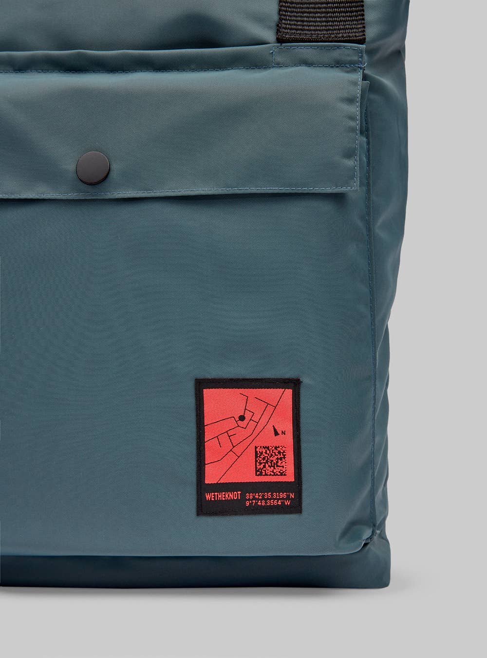 wetheknot - Wholesale Backpack - Unisex - Recycled convertible backpack (bottle green)— Recycled nylon2