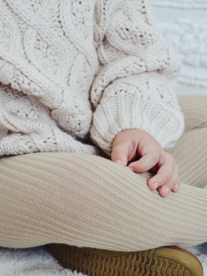 With Love for Kids - Wholesale Knitted jumper – Kids - Shaun Knitted Jumper - NOUGAT16