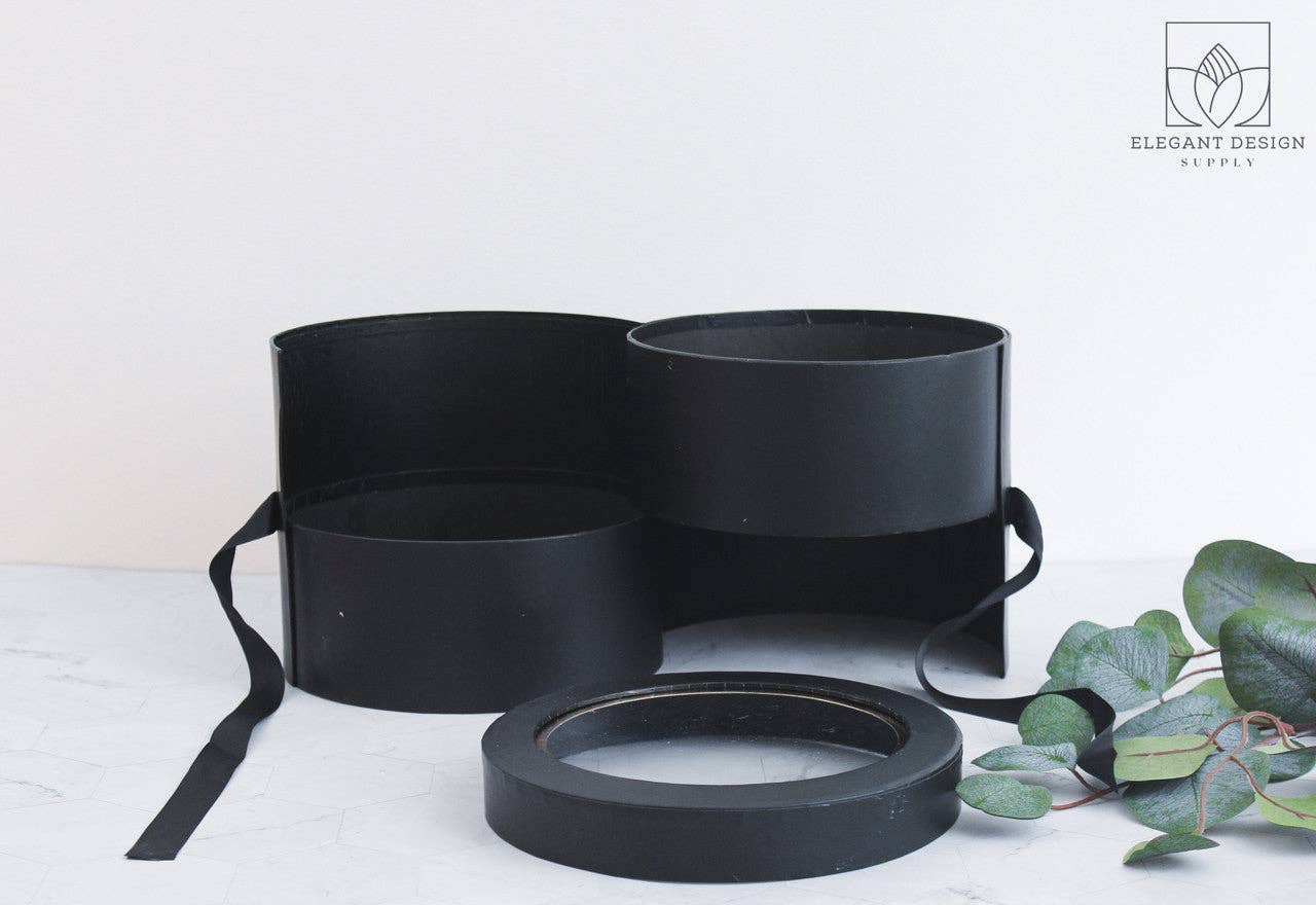 Elegant Design Supply – Caixa de presente por atacado – Floreira Redonda Duas Camadas com Tampa Transparente5