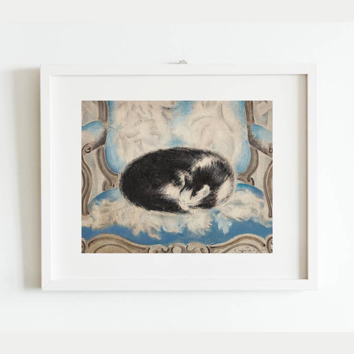 Sea to Skye - Wholesale Art Print - Cat Nap Antique Art Print3