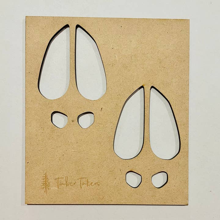Timber Tinkers - Wholesale Stencil/Craft Die - Reindeer Prints Stencil2