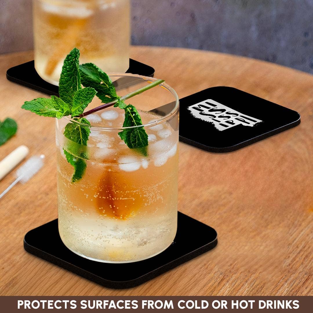 3dRose - Vente Sous-verre - 3dRose, Mississippi écrit à l'intérieur de l'État. Fond noir., Dessous de verre9