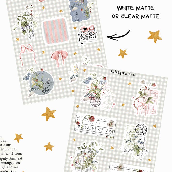 Chapteries - Wholesale Sticker - Lot de planches d'autocollants - Éphémères