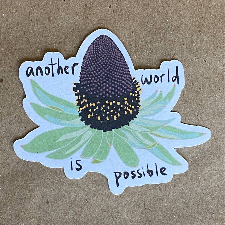 Another World Rudbeckia sticker for wholesale by AnneArchy