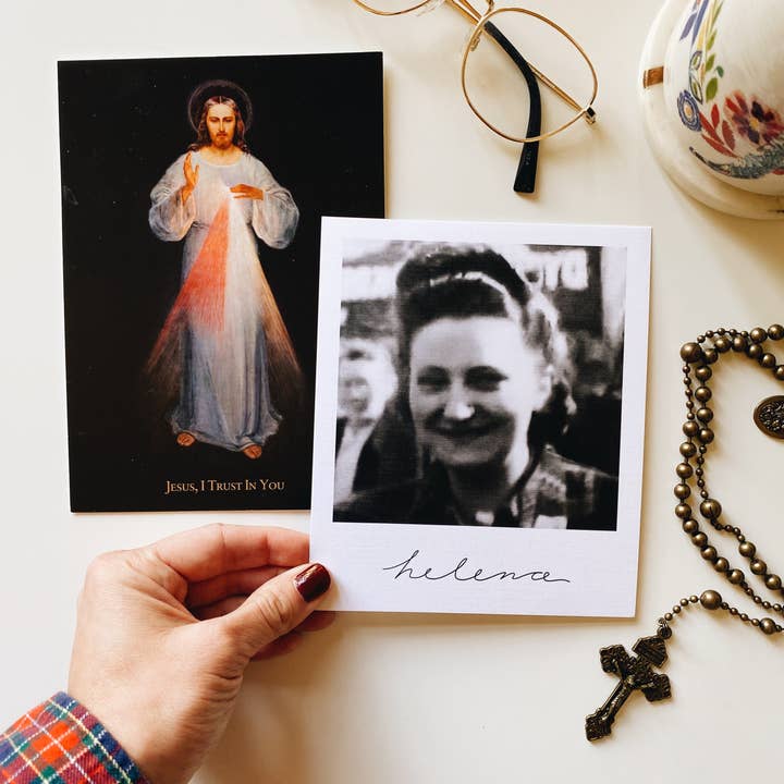 January Jane Shop - Wholesale Religious Card - Heirloom Polaroid Saint Pack7