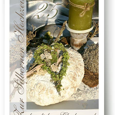 Biglietto d'auguri e matrimonio in argento/739006 per la vendita all'ingrosso da parte di Yabué