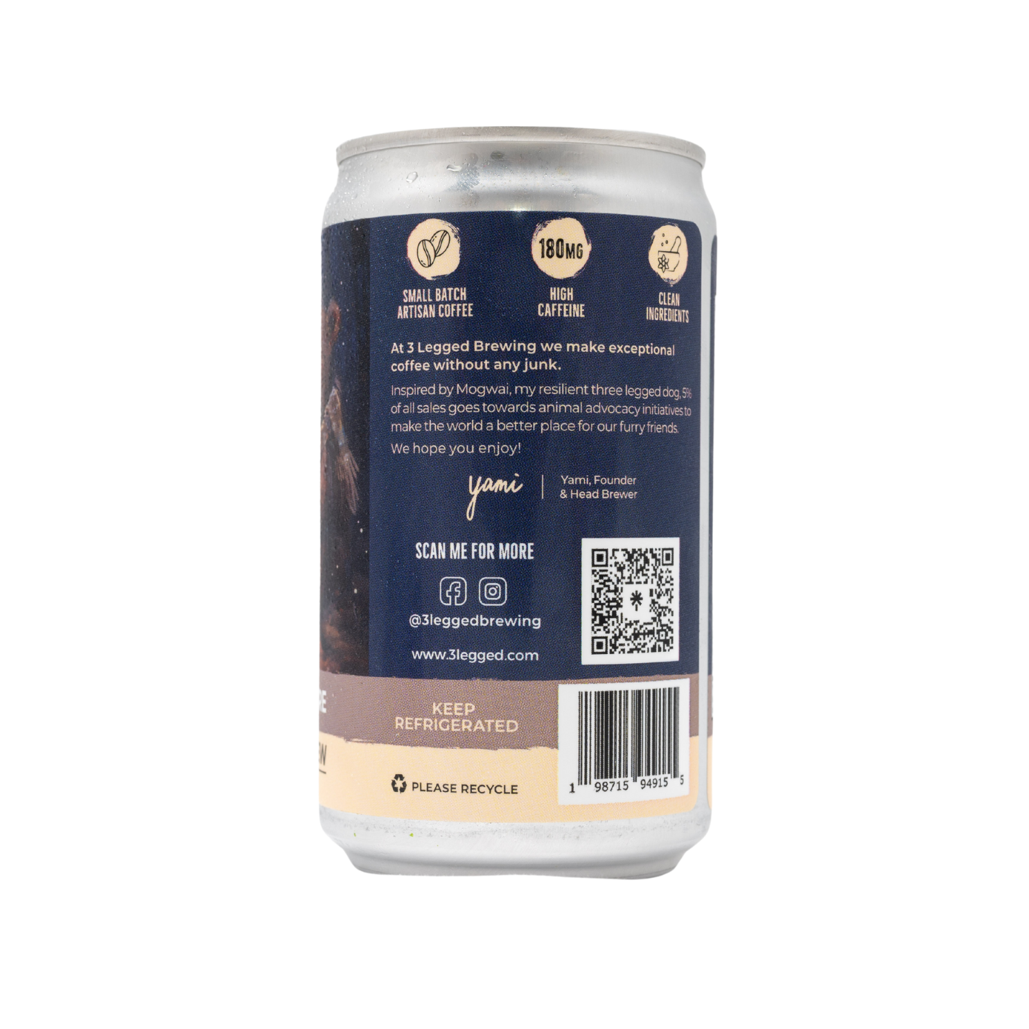 3Legged Coffee Brewery - Wholesale Iced Coffee/Cold Brew - Campfire S'more Nitro Cold Brew Coffee 0-Sugar 0-Dairy2