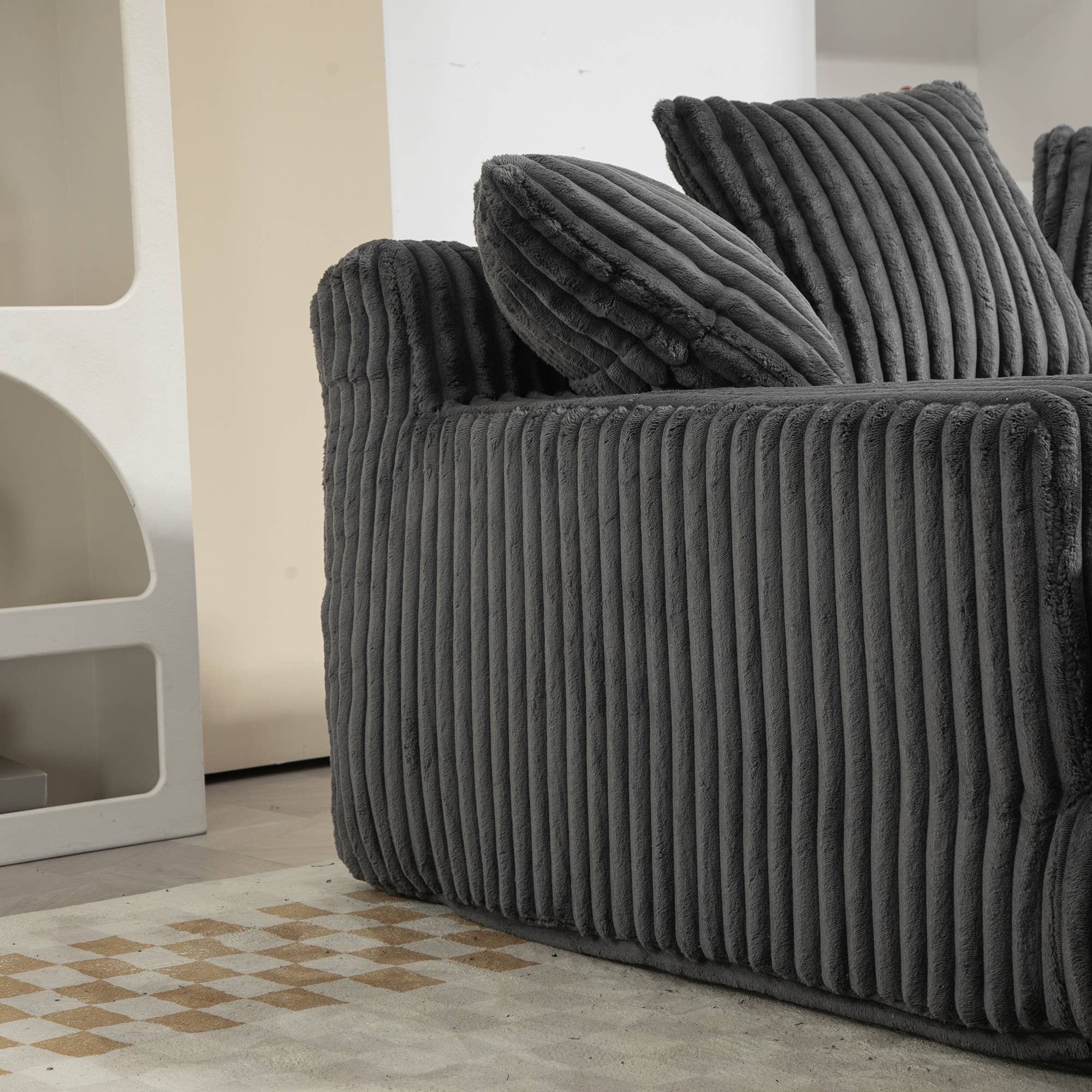 HOMYCASA DESIGN INC - Wholesale Sofa - Convertible lazy Sofa Bed with Adjustable Backrest9