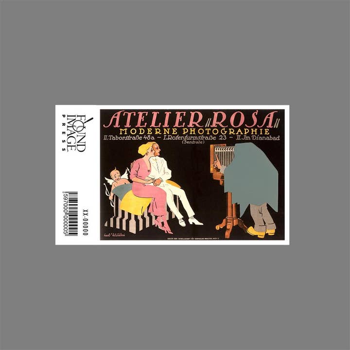 Found Image Press - Wholesale Sticker - Sticker PH-154 Atelier Rosa, Portraiture1