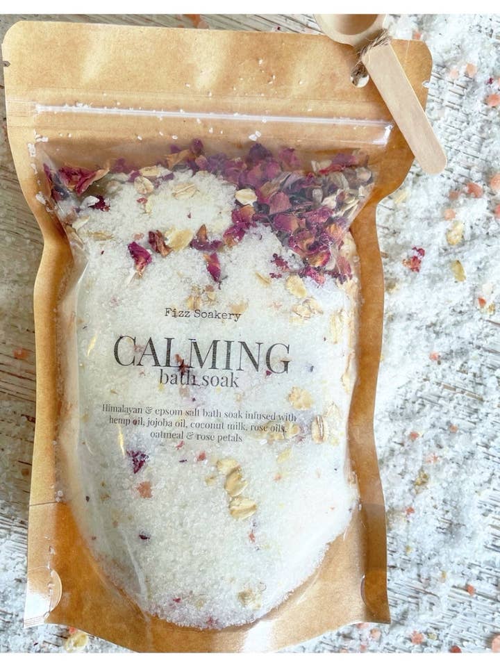 Sels de bain calmants pour la vente par Fizz Soakery
