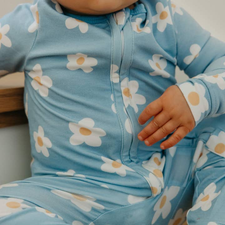 Copper Pearl - Wholesale Sleepsuit - Baby - Zip-Up Footie Pajama - Della4