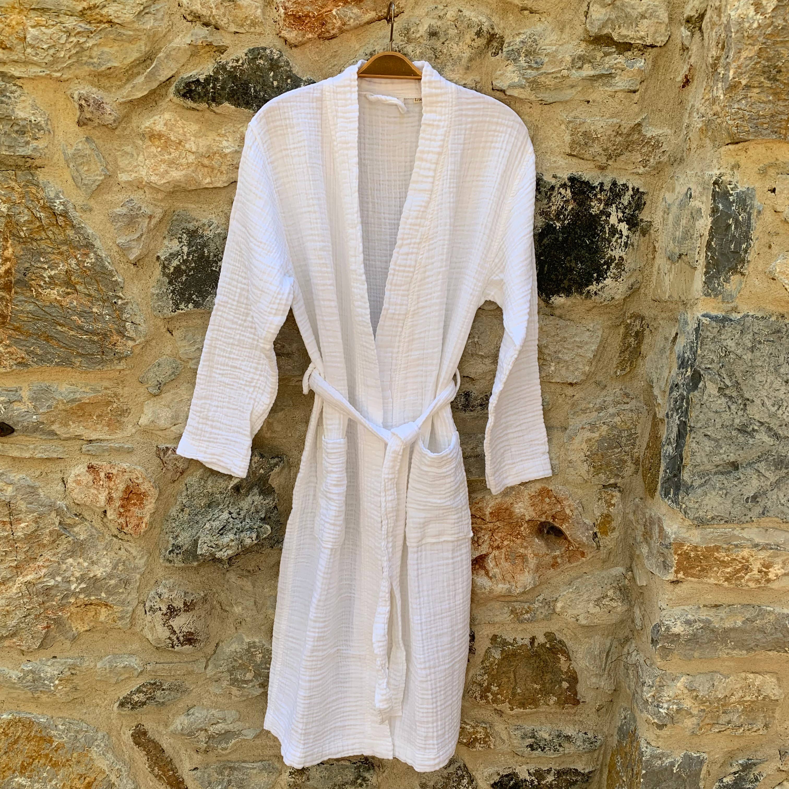 loom.ist - Wholesale Robe - Unisex - Muslin Bathrobe9