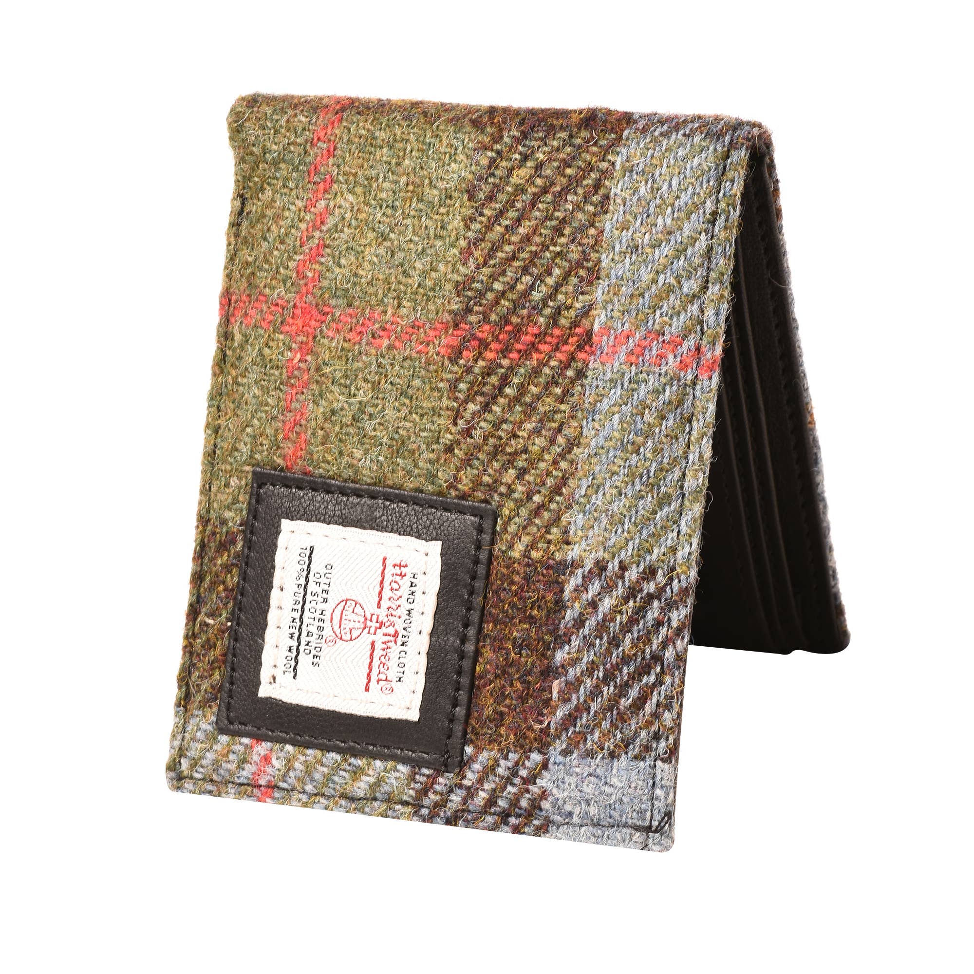 BNG - Wholesale Wallet - Men's - Green Leather Bi-fold Wallet with Card Pocket Curved3